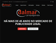 Tablet Screenshot of dalmarpropaganda.com.br